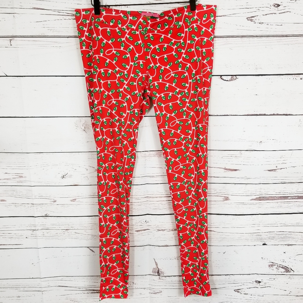 Tipsy Elves | Christmas String Lights Leggings - image 2